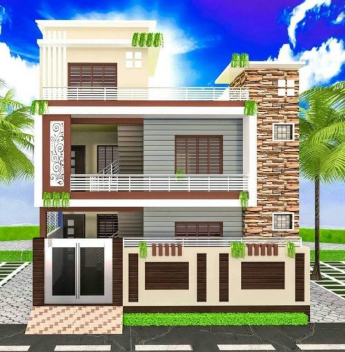 Modern Duplex house
