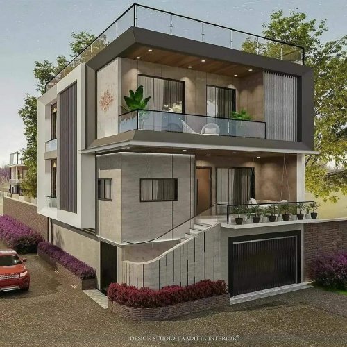 Modern Duplex house