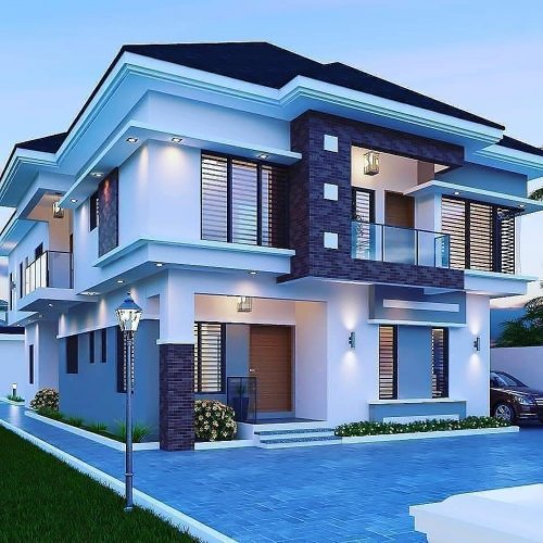 Modern Duplex house