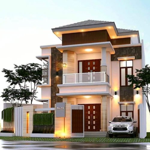 Modern Duplex house
