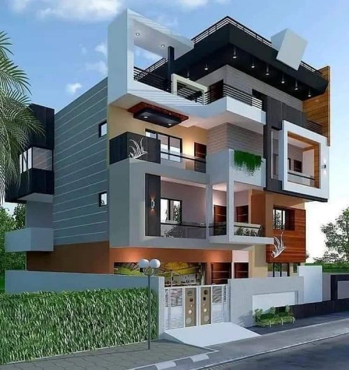 Modern Duplex house