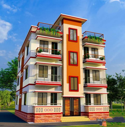 তিনতলা বাড়ি