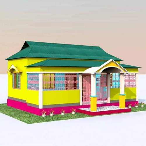 টিনসেড বাড়ির ছবি