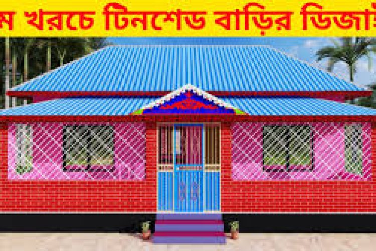 সেরা ৬ নং টিনসেড বাড়ির নকশা।